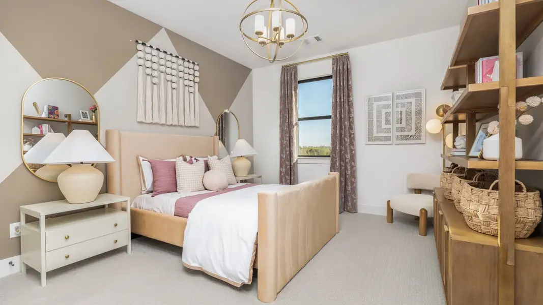 Furnished interior in a model home at The Heights At Uptown Celina 45' in Celina (Image 14). Furnished interior in a model home at The Heights At Uptown Celina 45' in Celina (Image 14).