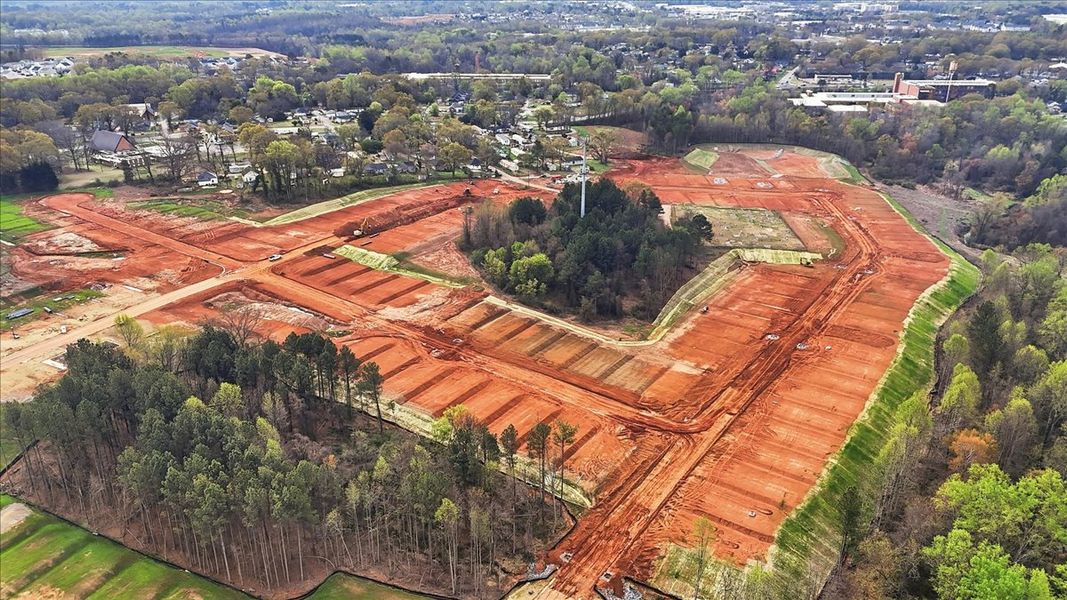 Site preparation and early development at Arcadia Village in Spartanburg, SC (Image 3).