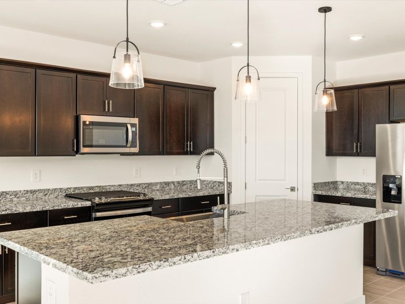 Furnished interior in a model home at Entrada Signature Series in Tolleson (Image 7). Furnished interior in a model home at Entrada Signature Series in Tolleson (Image 7).