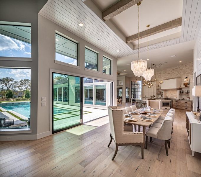 Furnished interior in a model home at Fulshear Run in Fulshear (Image 17).