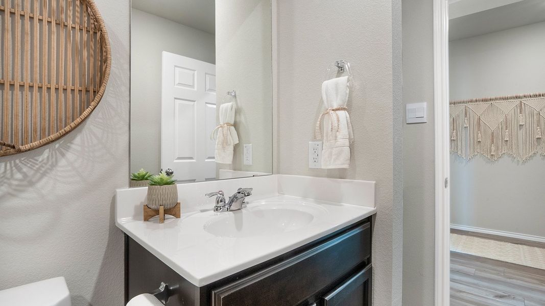 Furnished interior in a model home at Pecan Creek in Temple (Image 29).