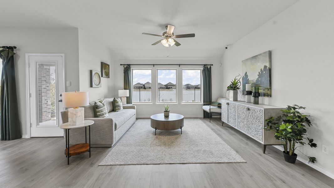 Furnished interior in a model home at Silverado in Aubrey (Image 42). Furnished interior in a model home at Silverado in Aubrey (Image 42).