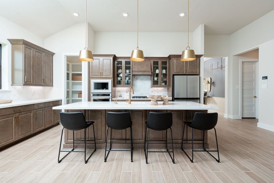 Furnished interior in a model home at Pinevale in Tomball (Image 5).