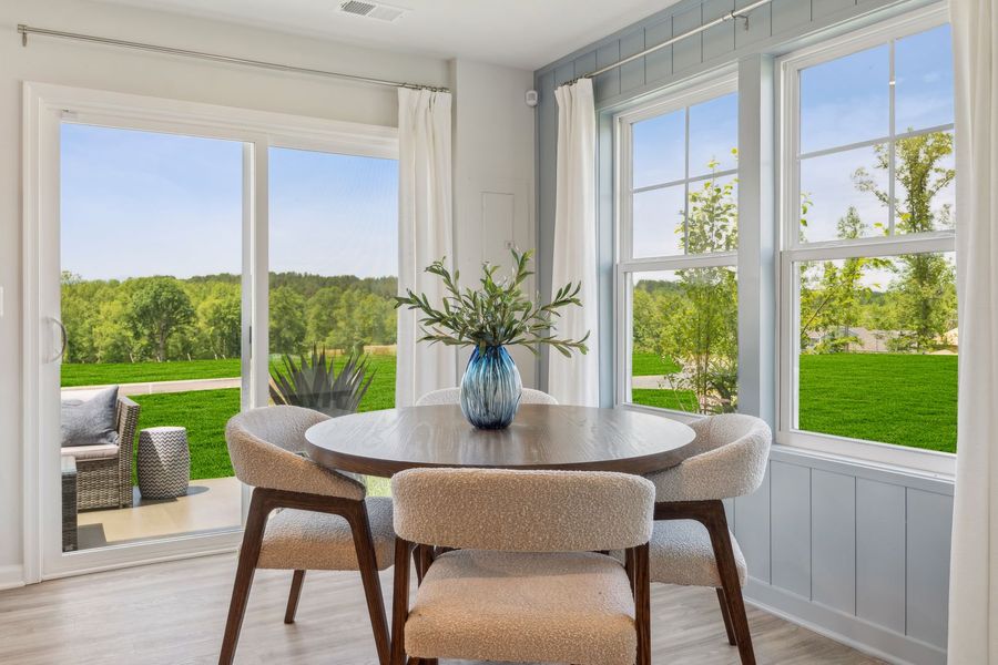 Bright dining rooms