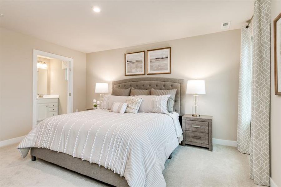Furnished interior in a model home at Garrison Farms in Seneca (Image 9).