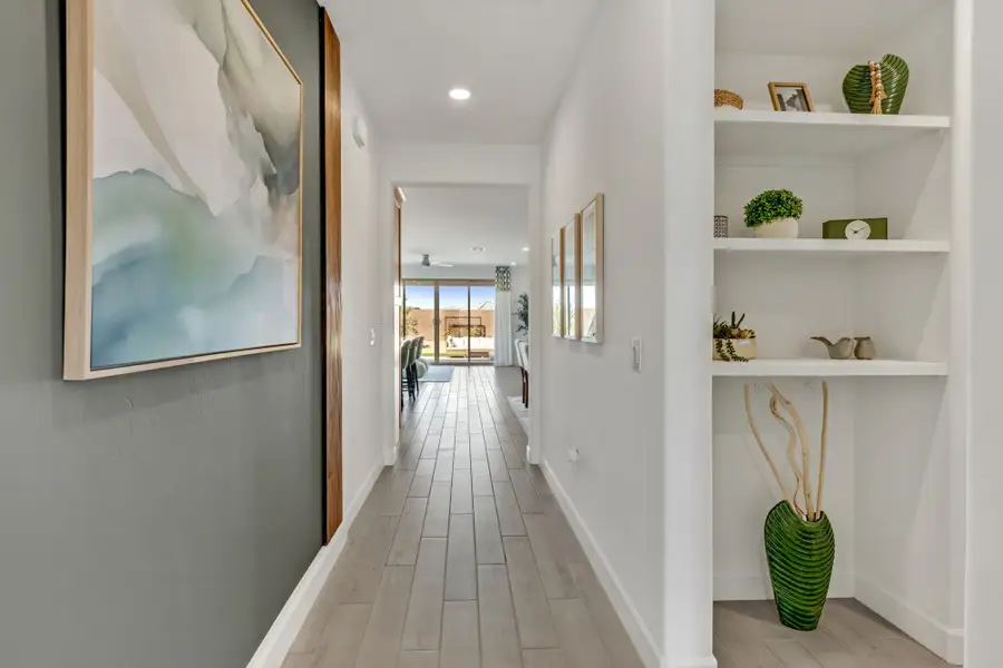 Furnished interior in a model home at Alamar At Rocking K in Tucson (Image 9). Furnished interior in a model home at Alamar At Rocking K in Tucson (Image 9).