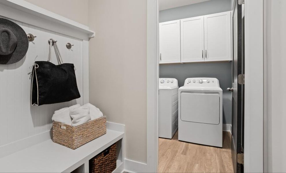 Furnished interior in a model home at Villas at Dawsonville in Dawsonville (Image 8).