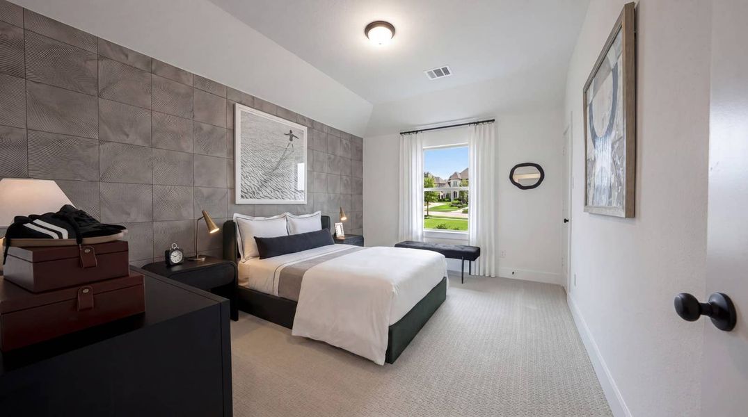 Furnished interior in a model home at Oaklawn in Van Alstyne (Image 3). Furnished interior in a model home at Oaklawn in Van Alstyne (Image 3).