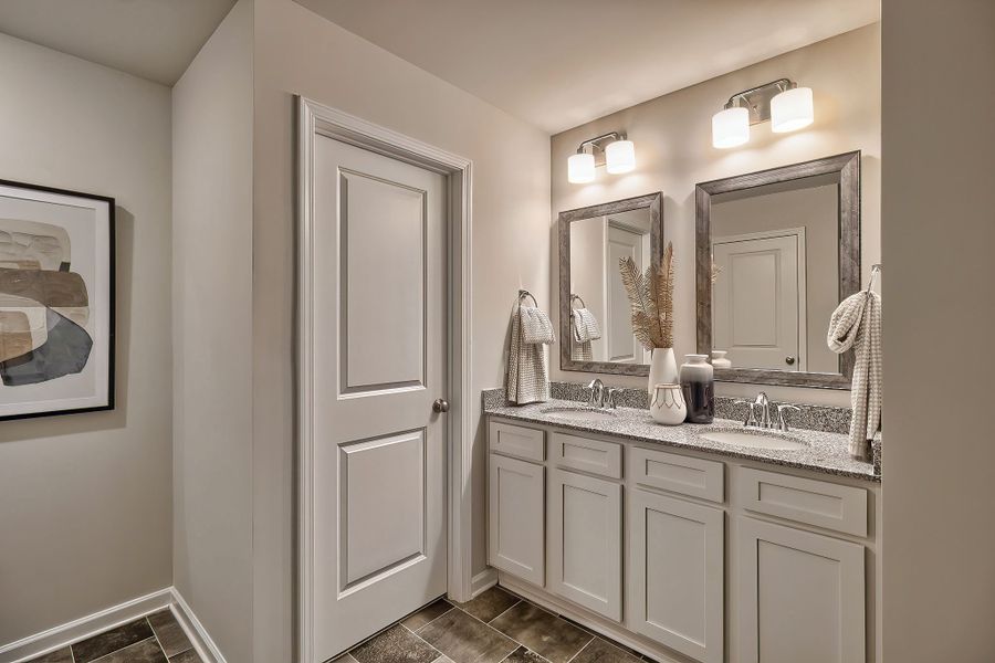 Furnished interior in a model home at Rivers Crossing in Aiken (Image 29).