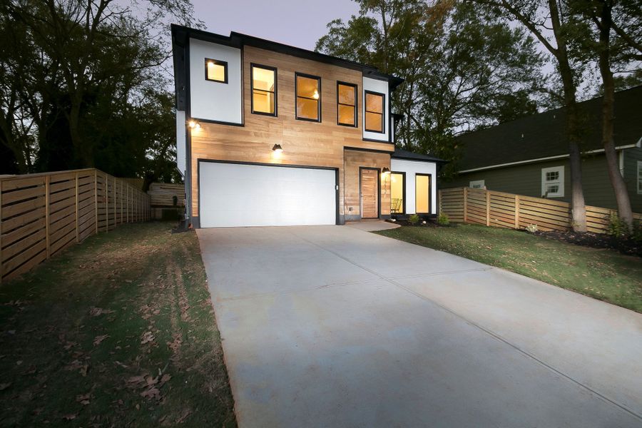 Front exterior of a home in the Arlo Modern community, located in Atlanta, GA (Image 3).
