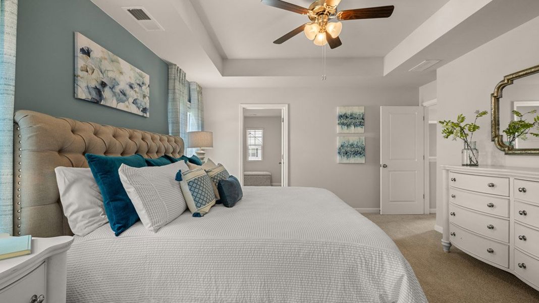 Furnished interior in a model home at Wrenfield at Chanticleer in North Augusta (Image 13). Furnished interior in a model home at Wrenfield at Chanticleer in North Augusta (Image 13).