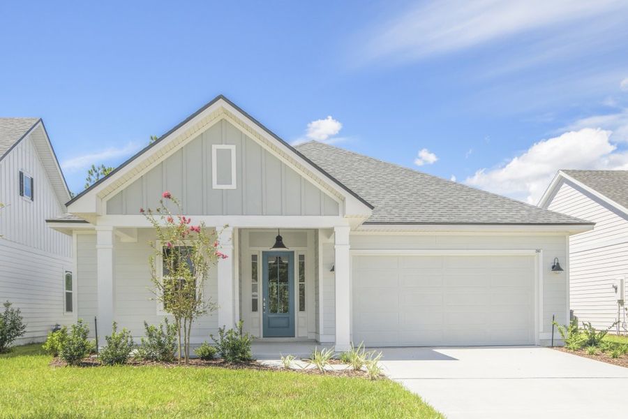 Front exterior of a home in the Hidden Creek at SilverLeaf Phase 2 community, located in St. Augustine, FL (Image 21). Front exterior of a home in the Hidden Creek at SilverLeaf Phase 2 community, located in St. Augustine, FL (Image 21).