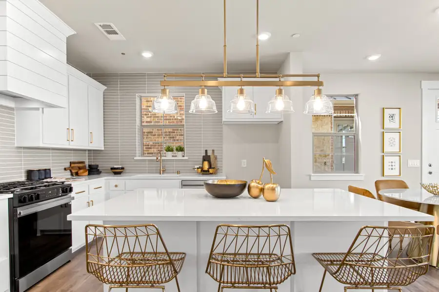 Furnished interior in a model home at The Tribute in The Colony (Image 23).