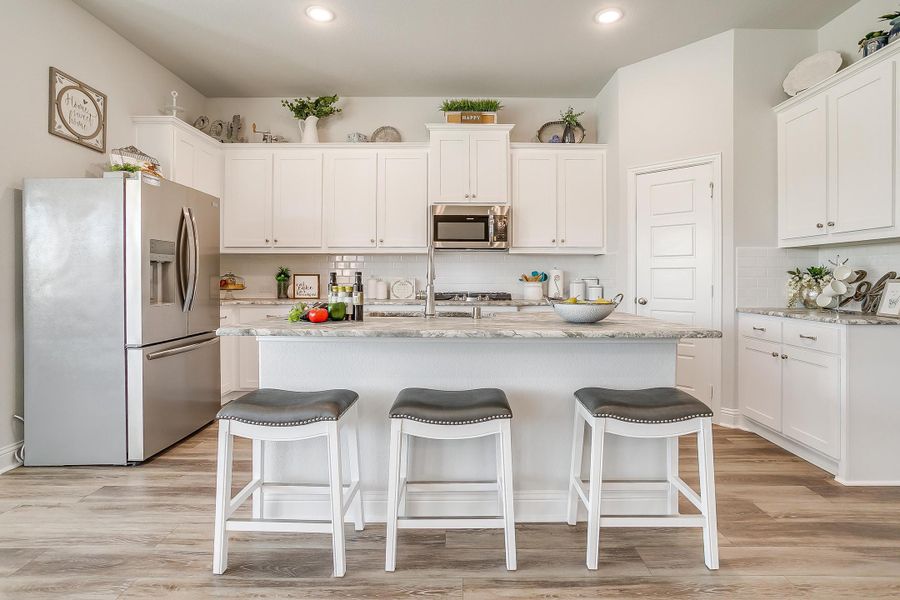 Furnished interior in a model home at Mallard Point in Greenville (Image 20).