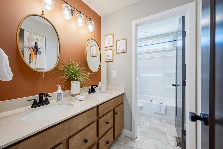 Furnished interior in a model home at Lochmoor at Savannah Lakes in Hiram (Image 24).