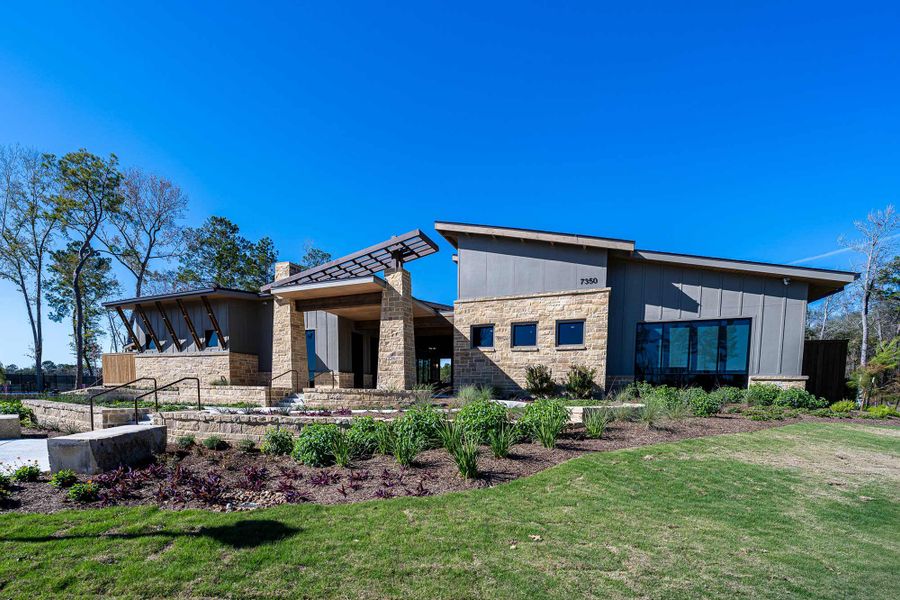 Front exterior of a home in the The Highlands Encore - Harbor Collection community, located in Porter, TX (Image 19). Front exterior of a home in the The Highlands Encore - Harbor Collection community, located in Porter, TX (Image 19).