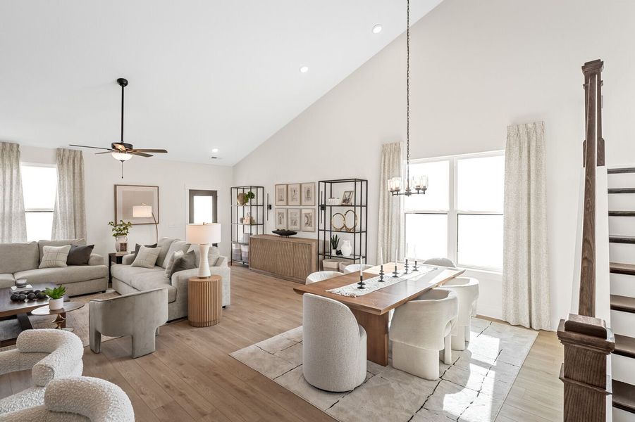 Furnished interior in a model home at Bradshaw Farms in Mount Juliet (Image 8).