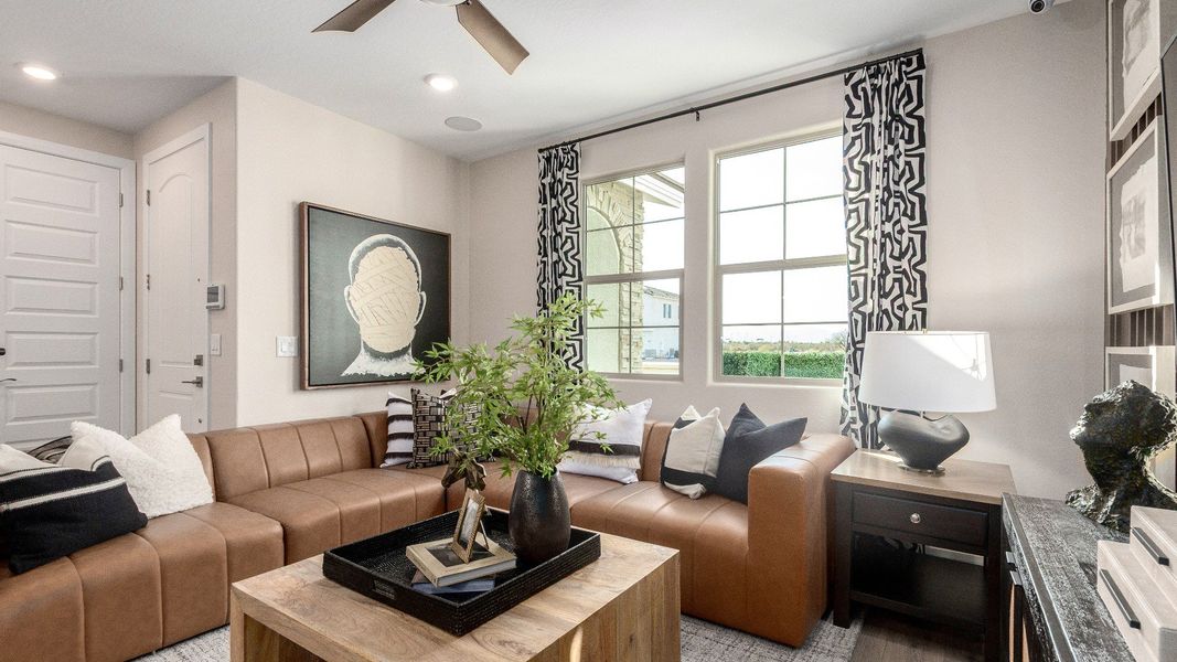 Furnished interior in a model home at Surprise City Center in Surprise (Image 16).