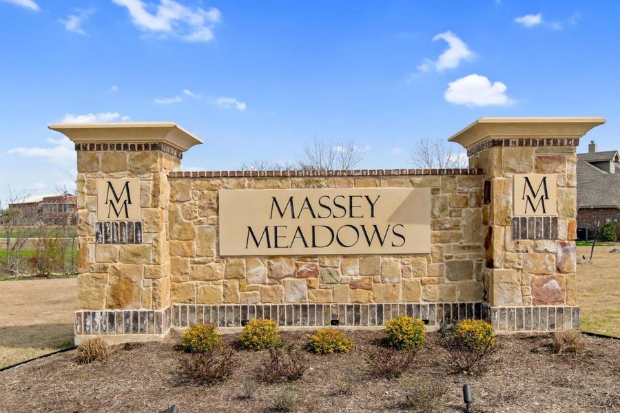 Monument Sign | Massey Meadows in Midlothian, TX by Landsea Homes