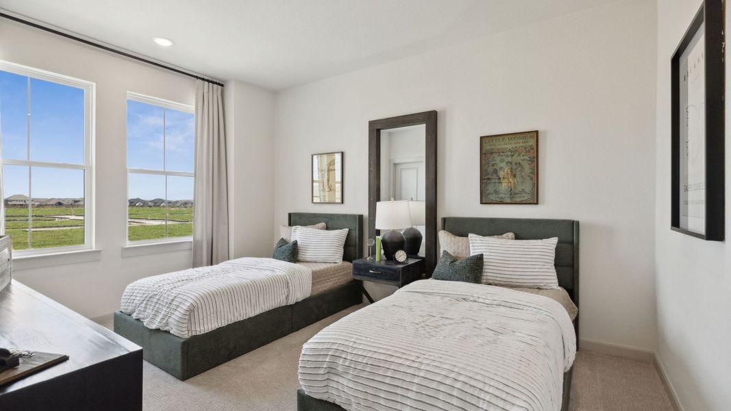 Furnished interior in a model home at Hazelwood 40' Series in Frisco (Image 48). Furnished interior in a model home at Hazelwood 40' Series in Frisco (Image 48).