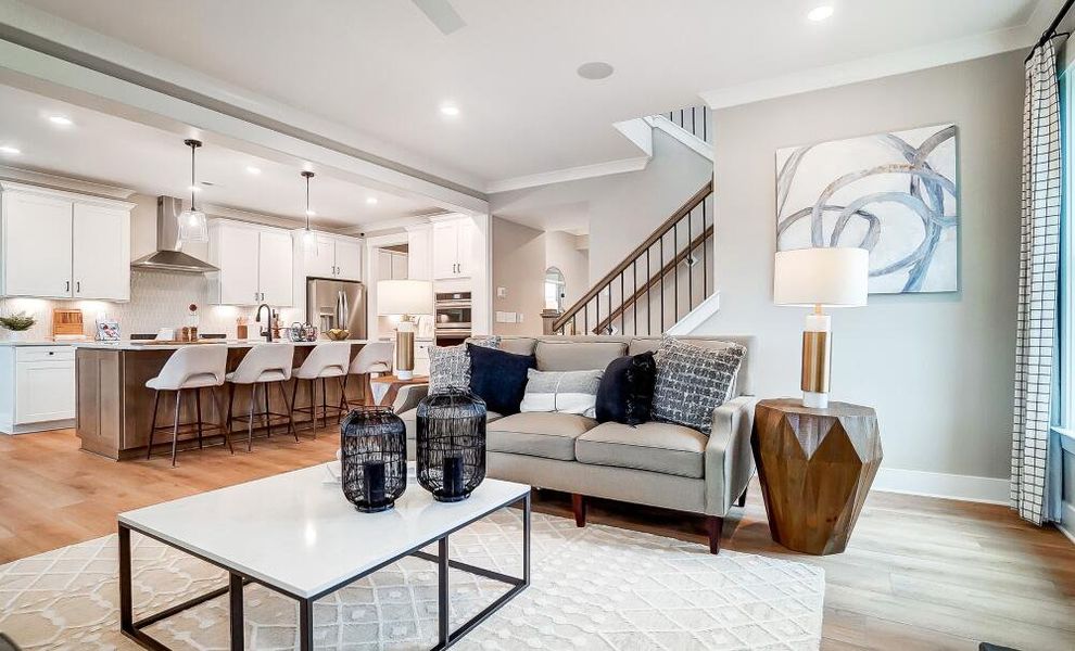 Furnished interior in a model home at Harmony in Harrisburg (Image 5).
