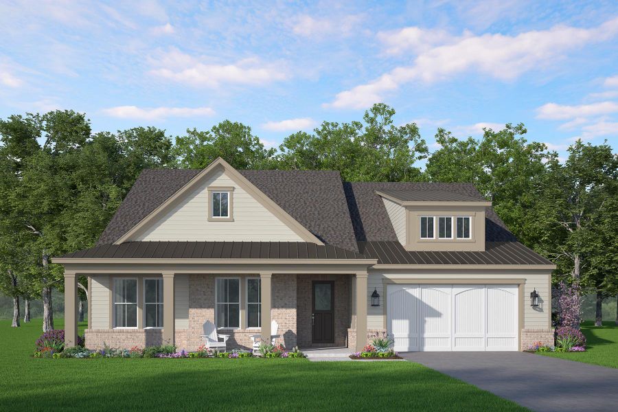 Front exterior of a home in the Bay Creek Overlook community, located in Loganville, GA (Image 5).