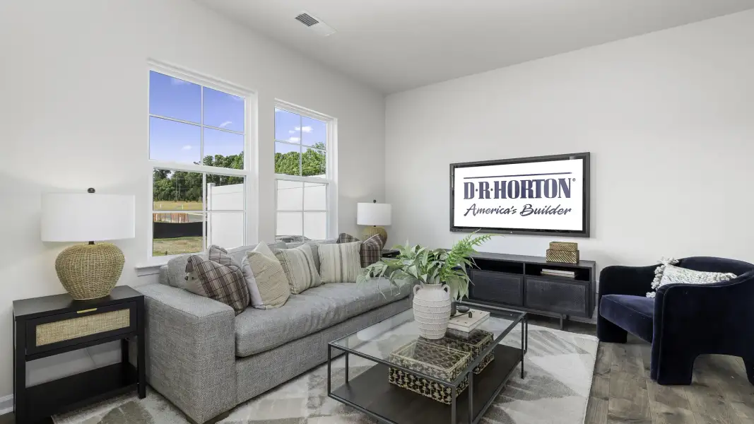 Furnished interior in a model home at Hastings Farm in Kernersville (Image 4).