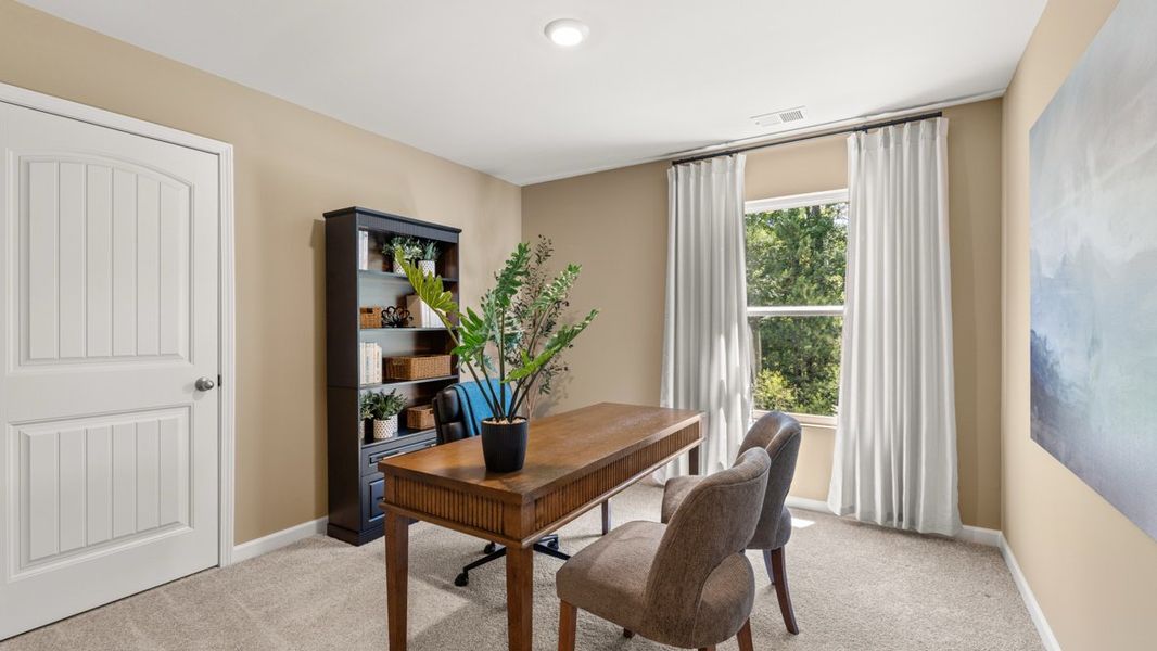 Furnished interior in a model home at Aurora Creek in Dallas (Image 34). Furnished interior in a model home at Aurora Creek in Dallas (Image 34).