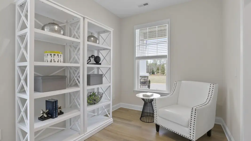 Furnished interior in a model home at Blue Ridge Trail in Fountain Inn (Image 6).