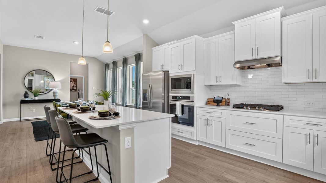 Furnished interior in a model home at Eden Ranch in Arlington (Image 8).