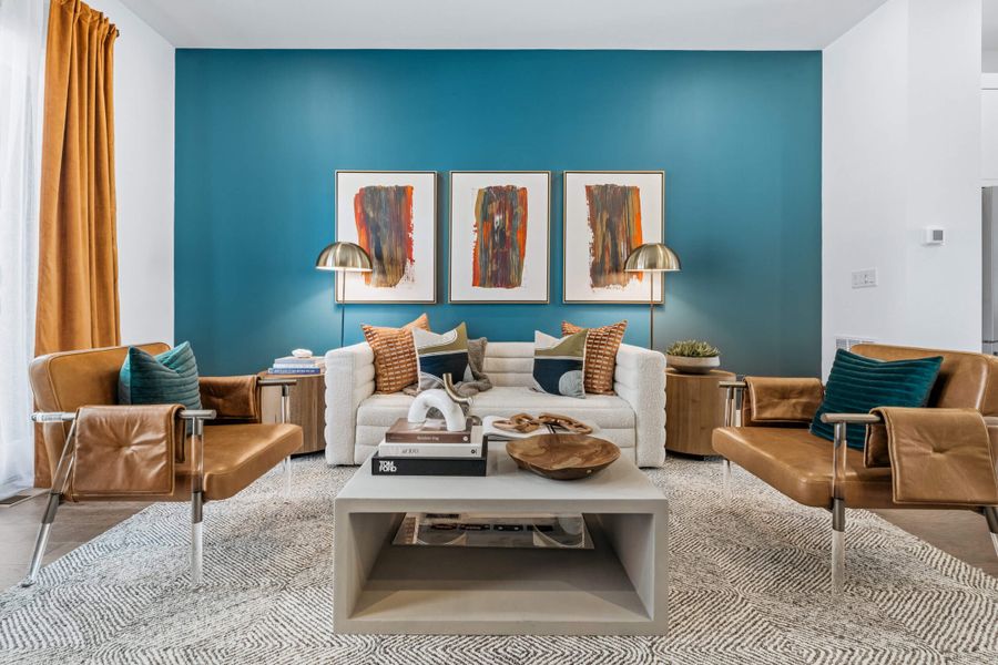 Furnished interior in a model home at Interlock in Atlanta (Image 12). Furnished interior in a model home at Interlock in Atlanta (Image 12).