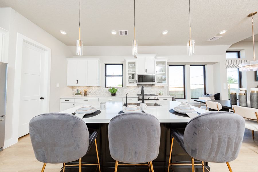 Furnished interior in a model home at Gatherings® at Chambers Creek in Willis (Image 6). Furnished interior in a model home at Gatherings® at Chambers Creek in Willis (Image 6).