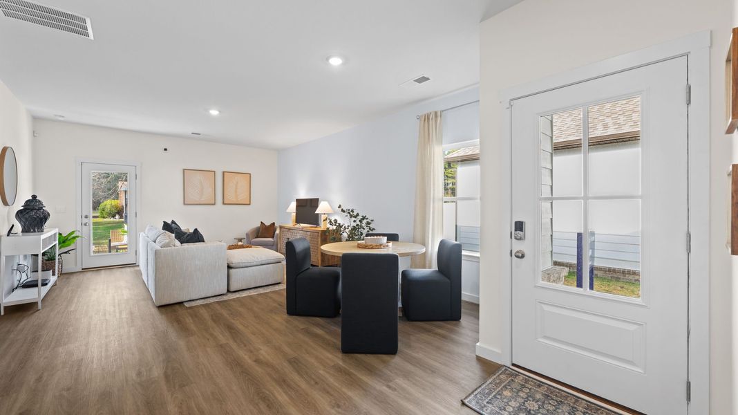 Furnished interior in a model home at Cambridge Cove in Chickamauga (Image 13).