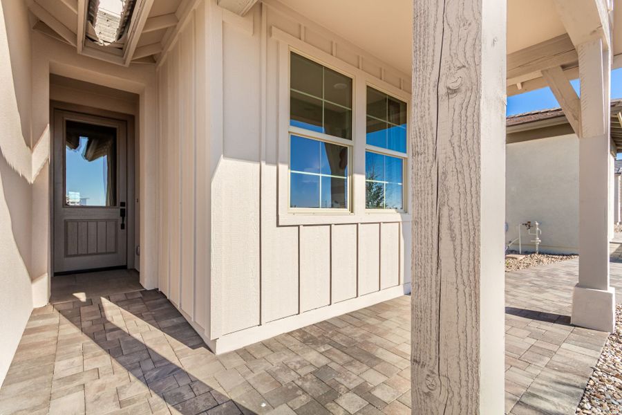 Exterior details of a home in Agave Springs at Teravalis, Buckeye (Image 20).