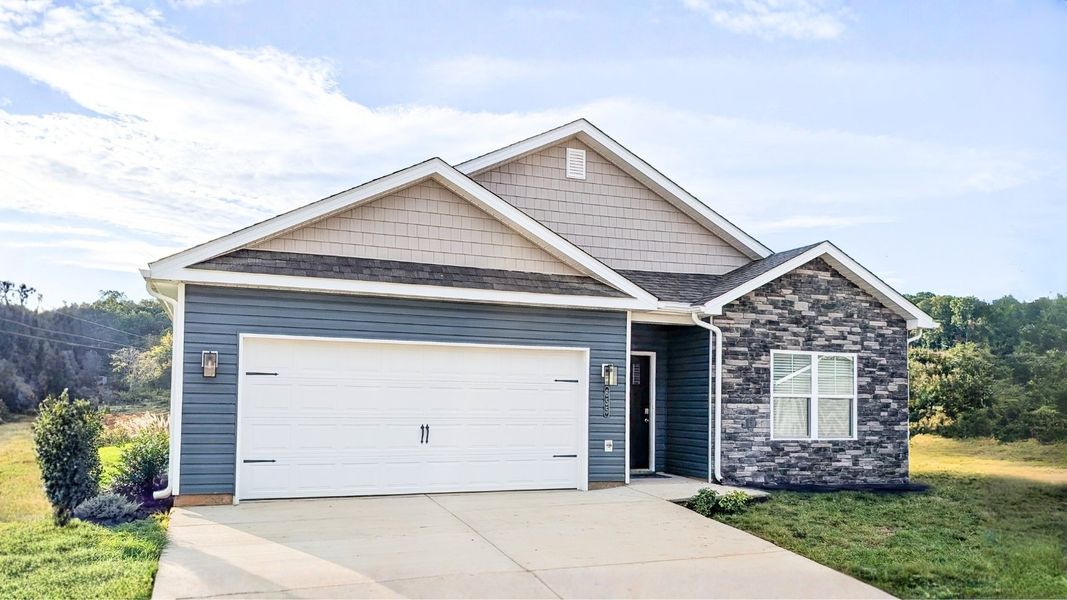 Front exterior of a home in the Saint Andrews Garth community, located in Kingsport, TN (Image 1).