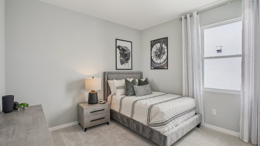 Furnished interior in a model home at Angeline in Land O' Lakes (Image 26). Furnished interior in a model home at Angeline in Land O' Lakes (Image 26).