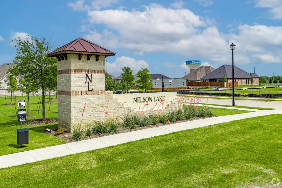 Entrance to the Nelson Lake Estates community in Rockwall, TX, featuring signage and landscaping (Image 2). Entrance to the Nelson Lake Estates community in Rockwall, TX, featuring signage and landscaping (Image 2).