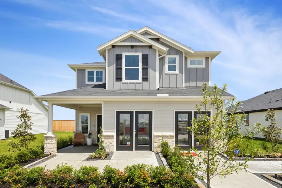 Front exterior of a home in the Pinara Pines community, located in Conroe, TX (Image 1). Front exterior of a home in the Pinara Pines community, located in Conroe, TX (Image 1).