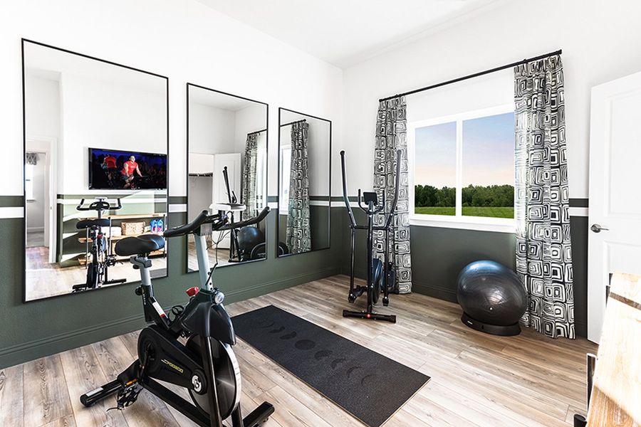 Furnished interior in a model home at Elevon in Lavon (Image 10). Furnished interior in a model home at Elevon in Lavon (Image 10).
