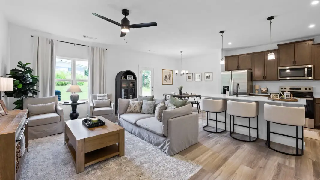 Furnished interior in a model home at The Cannon in Hixson (Image 5). Furnished interior in a model home at The Cannon in Hixson (Image 5).