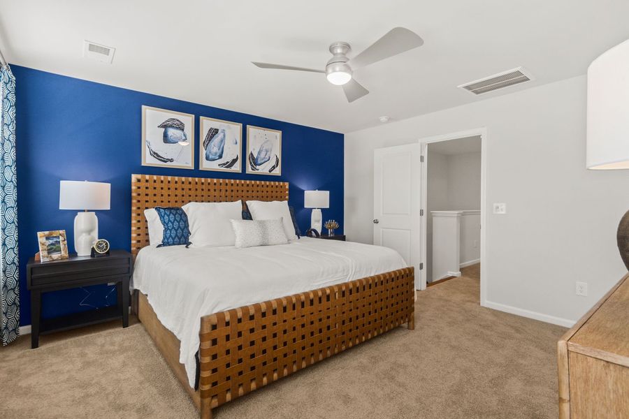 Furnished interior in a model home at Amaris in Mauldin (Image 8).