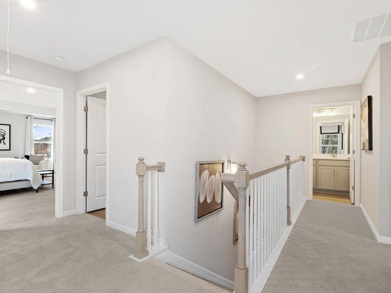 Furnished interior in a model home at Lake Shore in Winder (Image 12).