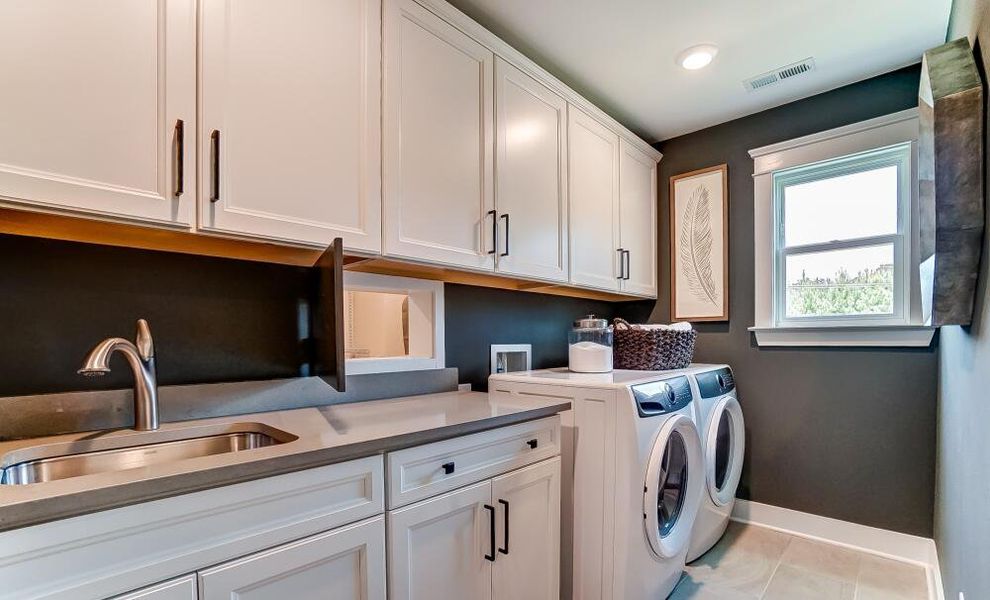 Furnished interior in a model home at Redland in Advance (Image 15).