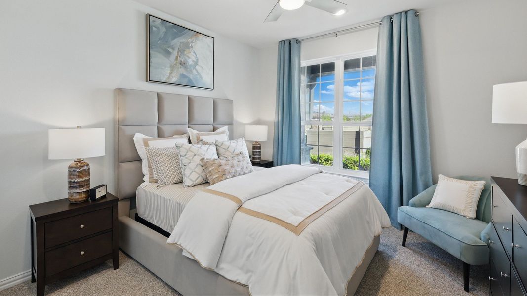 Furnished interior in a model home at Westside Preserve Premier in Midlothian (Image 32).