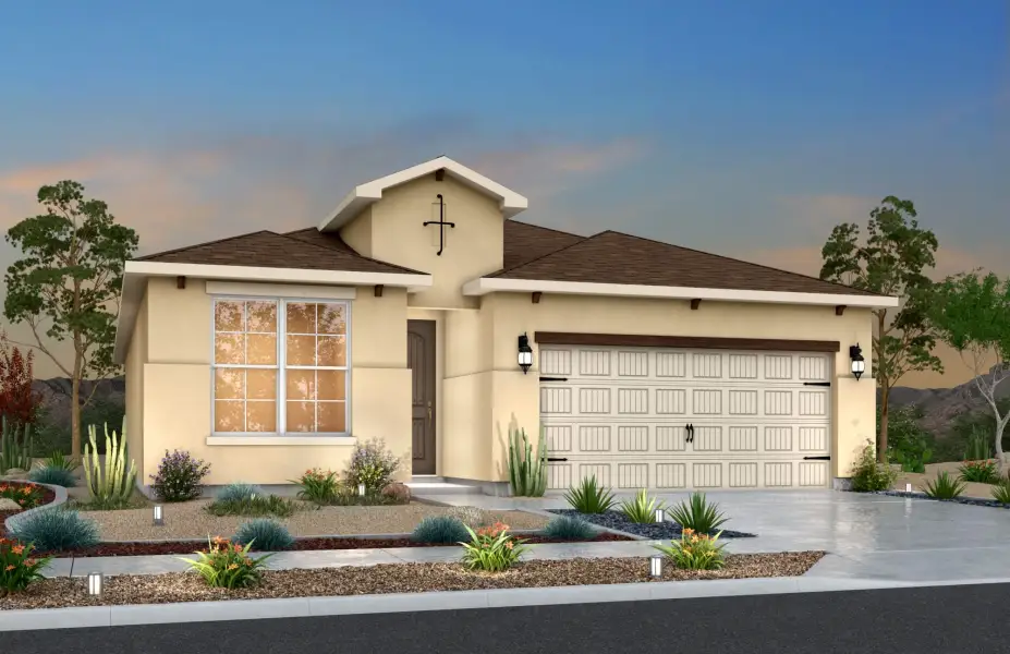 Front exterior of a home in the Paseo del Este community, located in El Paso, TX (Image 13).