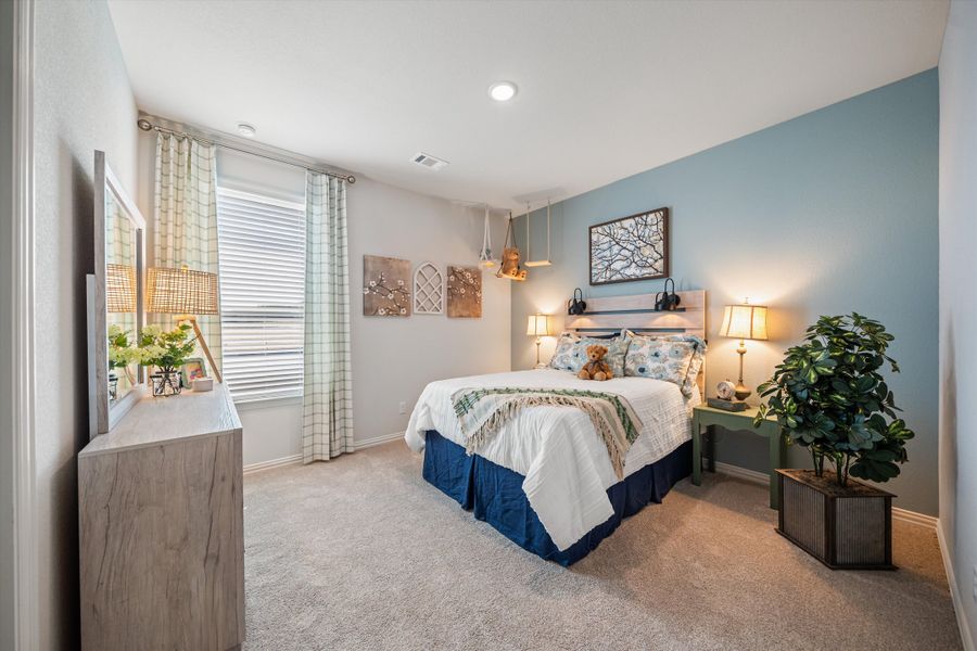 Furnished interior in a model home at Waterford Park in Weatherford (Image 16).