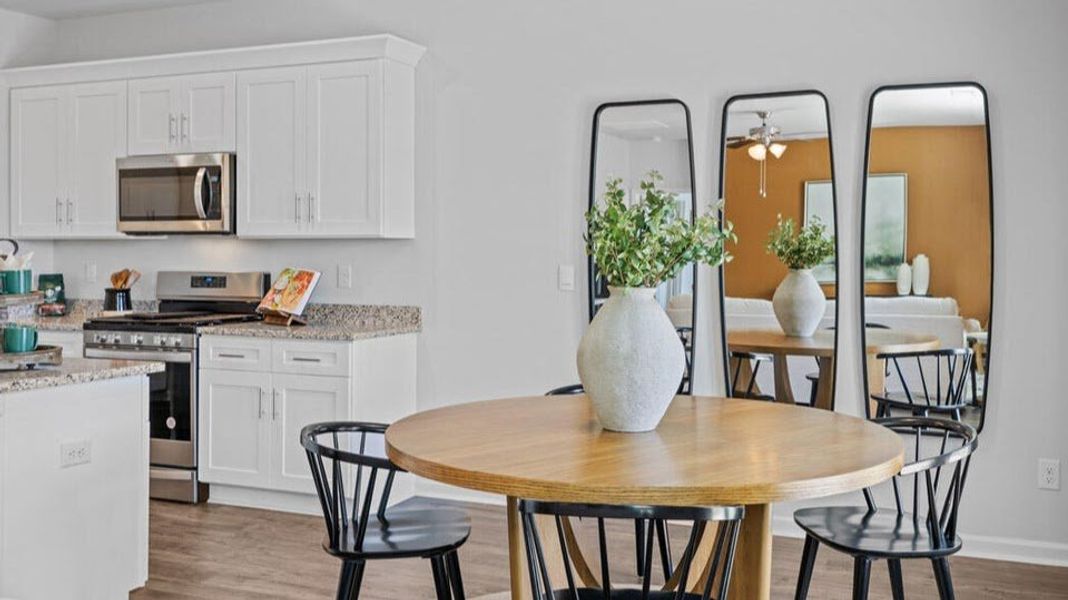 Furnished interior in a model home at Southwind Village in Evans (Image 15). Furnished interior in a model home at Southwind Village in Evans (Image 15).