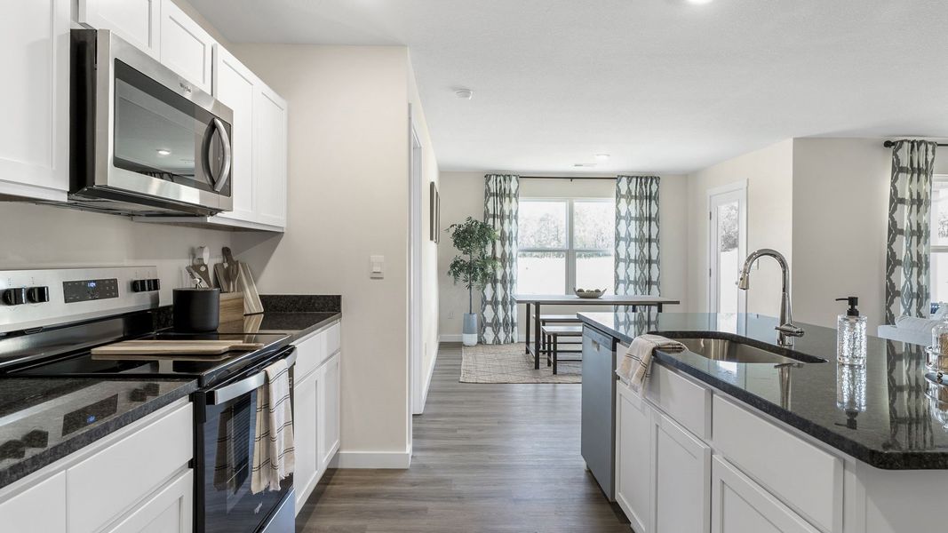 Furnished interior in a model home at Owensby Farms in Dayton (Image 8).