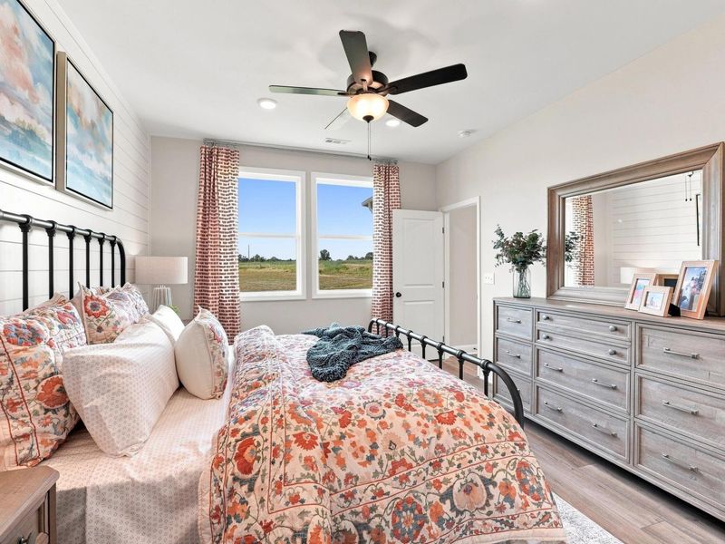 Furnished interior in a model home at Bailey Park in Fayetteville (Image 22).
