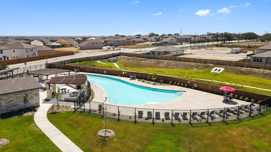 Abbott Place Amenity Center Aerial